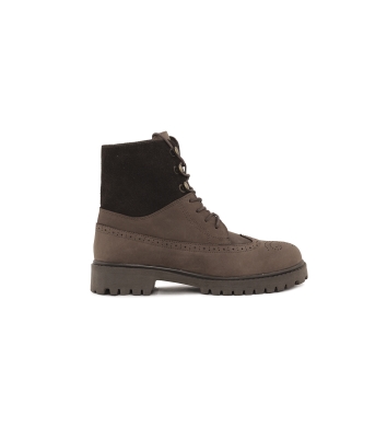 نیم بوت Leather Mix روزمره زنانه Avas Brogue MC Bootie